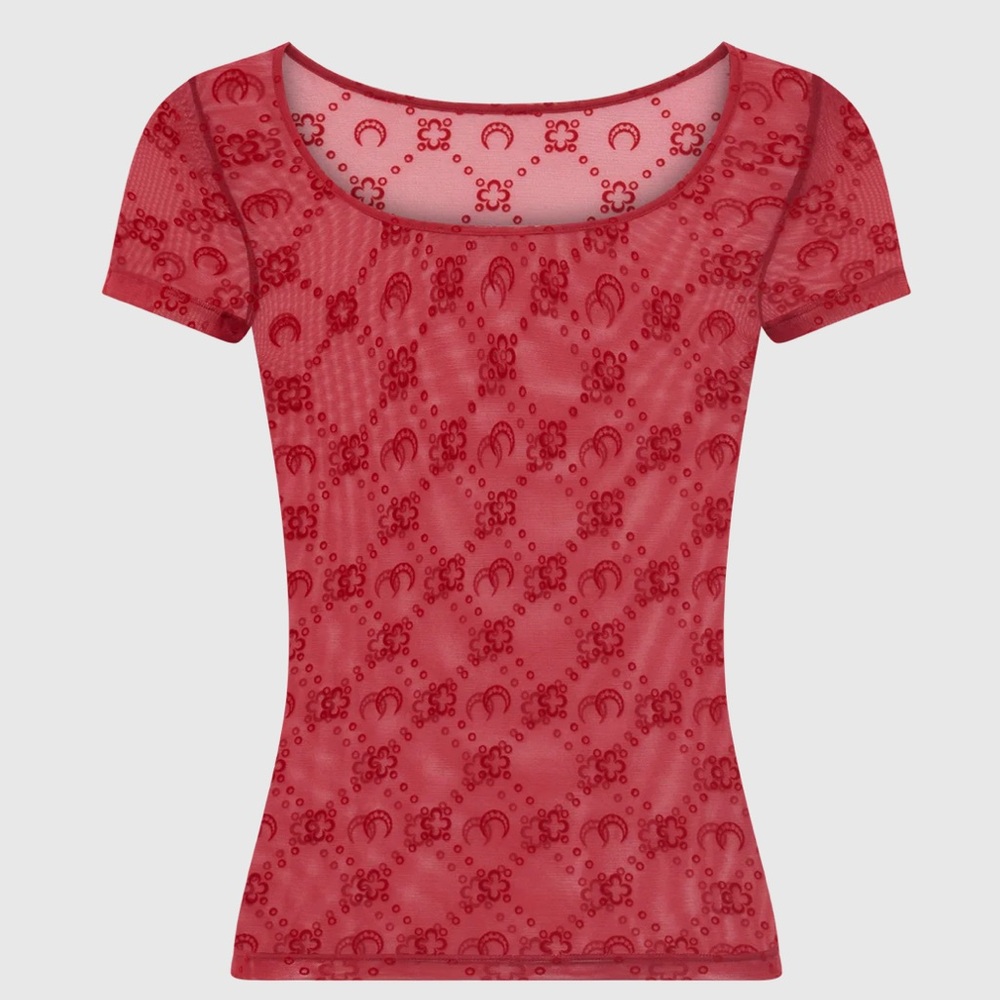 Marine Serre Mesh Top